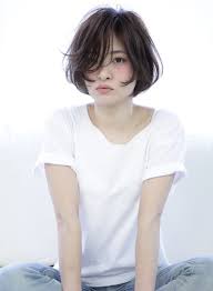 美容室 ヘアスタイル検索サイト ビューティーナビ シースルーボブ m slash 市ヶ尾店 シースルー ボブ 髪型 ボブ 髪型