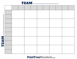 Playing in football pick'em pools is less risky than playing the lottery, but it's still a huge gamble. Printable College Football 25 Square Grid Super Bowl Pool Superbowl Squares Football Pool