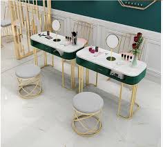 Hot sell!white modern manicure table/manicure chair nail salon furniture. Net Celebrity Nail Table Single Double Table And Chair Set Light Luxury Manicure Table Modern Manicure