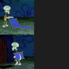 Dark Mode Friendly Squidward S Lounge Chair Memetemplatesofficial