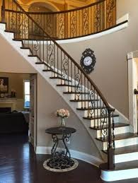 Modern look stair wrought iron balusters. French Farmhouse Iron Stair Spindles Novocom Top
