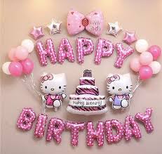 Hello Kitty Girls Birthday Party Ideas Hello Kitty Theme Party Happy Birthday Kids Happy Birthday Lettering
