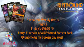 Riftbound Weekly Nexus Nights at Gnome Games Green...