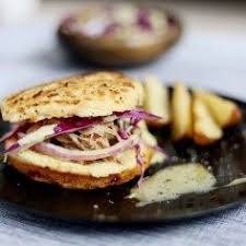 Grilled fish tacos with green salsa, grilled fish tacos, grilled fish tacos, etc. Bobby Flay S Throwdown Beer Battered Fish And Chips This Incredible Beer Battered Fish And Chips Recipe Fish And Chips Beer Battered Fish Fish N Chips Recipe