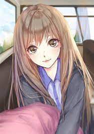 With relatively longer brown hair which perfectly suits her natural beauty, fans often get a sense of warmth from this beauty queen not only boasts of short brown hair and sharp blue eyes, but perfect body shape. Anime Girl With Brown Hair And Amber Eyes