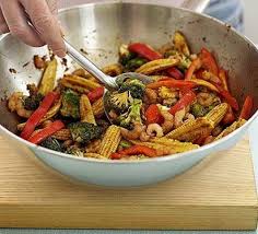 Sweet Chilli Prawn Stir Fry Recipe Sweet Chilli Bbc Good Food Recipes Chilli Prawns