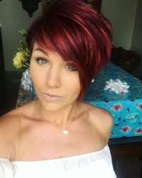 Hairstyles With Sides That Cling To The Cheekbones Short Red Hair Short Hair Styles Hair Styles