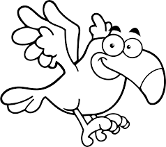 Cartoon Bird Pictures To Color Tropical Bird Coloring Pages To Print Coloringguru Desenhos
