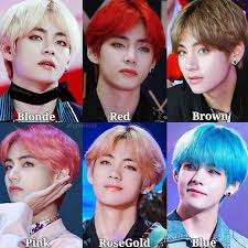 Pin By En Om On Bts Pins In 2020 Bts Hair Colors V Hair Hair Color