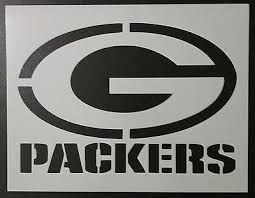 Search results for green bay logo vectors. Green Bay Packers 11 X 8 5 Custom Stencil Fast Free Shipping Ebay