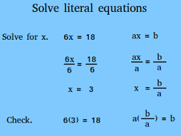 How To Solve Literal Equations