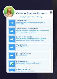 10 mods that improve pregnancy in the sims 4 // sims 4 pregnancy gameplay mods. Custom Gender Settings Cgs At The Sims 4 Nexus Mods And Community