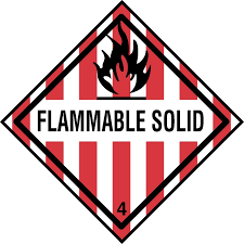 Flammable Solids Sign