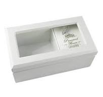 Caja de joyería de madera sin pintar Cajas s de concha Caja de regalo de  baratijas de almacenamiento METRO Yuyangstore Caja de almacenamiento de ...