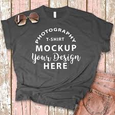 Free T Shirt Mockup Bella Canvas 3001 Unisex Short Sleeve Psd Free Psd Mockups In 2020 Shirt Mockup Tshirt Mockup Mockup Free Psd