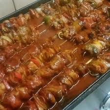 Schaschlik Mit Selbstgemachter Schaschliksosse 1 Rezepte Schaschlik Rezept Schaschliksosse