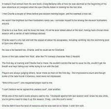Maybe you would like to learn more about one of these? Football Quotes On Twitter Craig Bellamy On Charlie Adam Http T Co Ew7y2yzbuk
