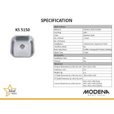 It's easy to use, secure and backed by our great customer service reps, 24/7. Modena Wastafel Bak Cuci Piring Dapur Kitchen Sink Lesina Ks 5150 Shopee Indonesia