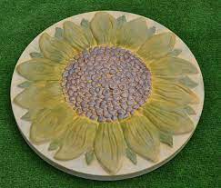 Here is a nice diy project to make beautiful mosaic tile garden stepping stones. Sunflower Flower Plastic Garden Stepping Stone Casting Mold Path Maker Diy Yard Concrete Molds For Home Decoration Path Maker Stone Plastic Moldstone Garden Aliexpress