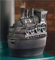 Train Woodstove Steamer Fireplace Accessories Tools Fireplace Accessories Wood Stove Cast Iron Kettle