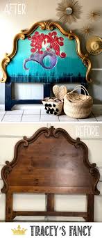 Whimsical Hand Painted Mermaid Headboard Tracey S Fancy Teal Painted Furniture Painted Bedroom Furniture Whimsical Furniture