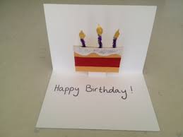 Cartes de voeux grußkarten tarjetas cartoline. Pop Up Birthday Cake Card My Kid Craft