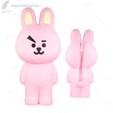 Dude did you bring the cookies i brought the papers. Q Uncle Cooky Rabbit Stand Pencil Case Pink Awesomepens Co Uk