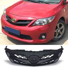 Toyota corolla 2010, rear bumper cover by replace®. Racing Grills Z Style Bumper Mesh Front Grill Automobile Refitting Accessories For Toyota Corolla 2010 2013 Racing Grills Aliexpress