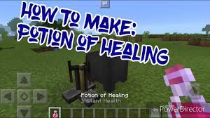 Dig up some sand and smelt it in a furnace to get the three glass pieces you need. How To Make Healing Potion Minecraft Pe Youtube