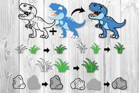 Mamasaurus And Little Dino Funny Dinosaur Svg Clip Art By Mandala Creator Thehungryjpeg Com