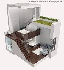 Inspirasi taman kering yang terakhir tidak hanya didominasi oleh batu dan tanaman hijau, tapi juga dekorasi berupa pot yang terbuat dari tanah liat. Desain Rumah Dengan Tanah Berundak