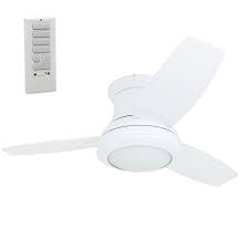 By home decorators collection (1838) littleton 42 in. Harbor Breeze Sailstream 44 In Bright White Led Flush Mount Ceiling Fan With Light Remote Control And Light Kit 3 Blade In The Ceiling Fans Department At Lowes Com