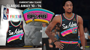 Which nba team has the best jerseys of all time? San Antonio Spurs Fictional Fiesta Jersey Nba 2k19 At Moddingway