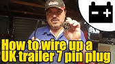 The diagram below shows the view from outside the vehicle socket (under the flap) and from inside the trailer or caravan plug. How To Wire A 7 Pin Trailer Plug Diagram Shown Youtube