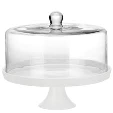 Average rating:2.5out of5stars, based on2reviews2ratings. Vonshef Cake Stand 30cm Cupcake White Ceramic Display Stand With Glass Dome Lid 5060351499132 Ebay