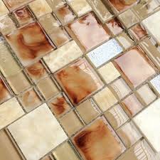 Glass Stone Mosaic Wall Tile Stone Kitchen Backsplash Tiles Sgmt160 Yellow Glass Tiles Bathroom Mosaic Tile Sgmt160 22 79 Mybuildingshop Com
