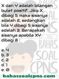 Bilangan Bulat Positif Analisa Tiu Matematika Soal Tes Cpns Asn Tes Intelegensia Umum Tiu Bahassoalcpns