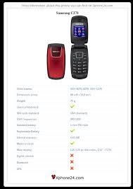 Samsung C270 SGH-B270, B270, SGH-C270 ...