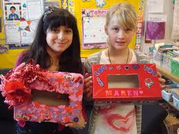 Monster valentine box ~ the boys are gonna love this one! The Valentine Box Measures Up Scholastic