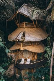 A Playful Bamboo Treehouse Is For Rent In Indonesia The Spaces In 2020 Bamboo House Design Bamboo House Bali Bali House
