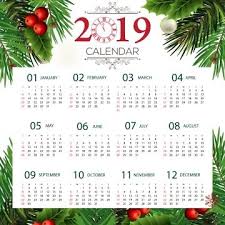 2019 Calendar Design Calendar Floral Christmas Png And Vector With Transparent Background For Free Download Calendar Design 2019 Calendar Calendar