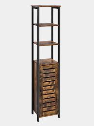 Meuble de style industriel étagère avec 3 tablettes et 4 tiroirs inspiration conteneur tout en métal 32x19x75h régulier $995 liquidation $495 tout nos meubles sont reduit de 50%. Vasagle Meuble Colonne Meuble De Rangement Armoire De Rangement Style Industriel Armoire De Salle De Bain Haut Pour Salon 37 X 30 X 167 Cm Vintage Lsc37bx Amazon Fr Cuisine Maison