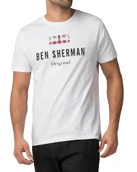 ben sherman original tee bright white