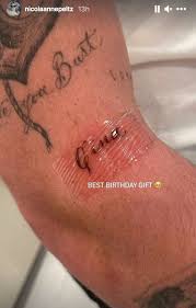 England's last 16 place was confirmed after results in groups b and c ensured gareth southgate's side would. Brooklyn Beckham Unveils New Tattoo In Touching Tribute To Nicola Peltz S Late Grandma Mirror Online