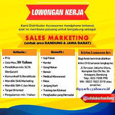 Kota bandung merupakan salah satu saksi pergolakan sejarah terbentuknya nkri seperti peristiwa konferensi asia afrika. Lowongan Kerja Cv Bandung Indo Pratama Wellcomm Gadget Accesories September 2019 Info Loker Bandung 2021
