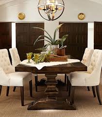 Love Chairs And Table Pottery Barn Room Love The Light Chairs With The Dark Table Dining Room Inspiration Farmhouse Dining Pottery Barn Dining Room