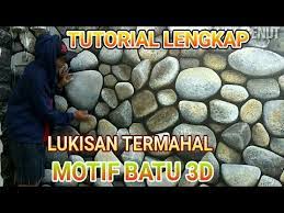 25+ jenis & harga batu alam dinding 2021 (disertai gambar)! Amazing Cara Membuat Cat Motif Batu 3d Persis Aslinya Youtube Lukisan Batu Lukisan Dinding Seni Batu