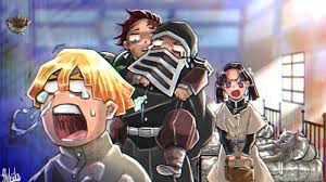 Demon slayer kimetsu no yaiba wallpapers for free download. Demon Slayer Tanjirou Kamado Zenitsu Agatsuma Hd Anime Wallpaper A Wallpaper Wallpapers Printed