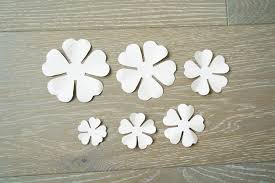 For the crepe paper flowers start by gluing the centers together flat. Cardstock Paper Blooming Rose