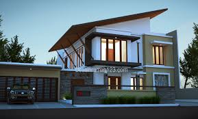 Gbr ruko 2 lantai tunggal desainrumah idenahrumahcom. Desain Fasad Rumah 2 Lantai Modern Tropis Situs Properti Indonesia